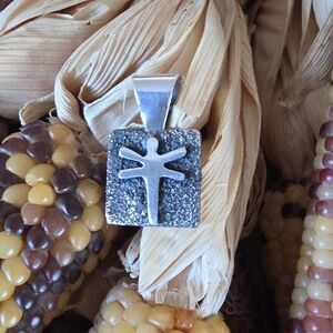 Native American Navajo/Zuni Alex Sanchez Sterling Dragonfly Pendant 🩶🎁